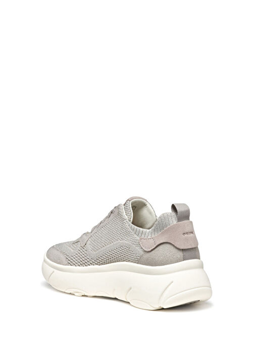 Geox Kadın Gri D Nebula 2.0 X A - Knit.Tex + Su Bağcıklı Kumaş Sneaker D55NHA09T22C5097 - Görsel 3