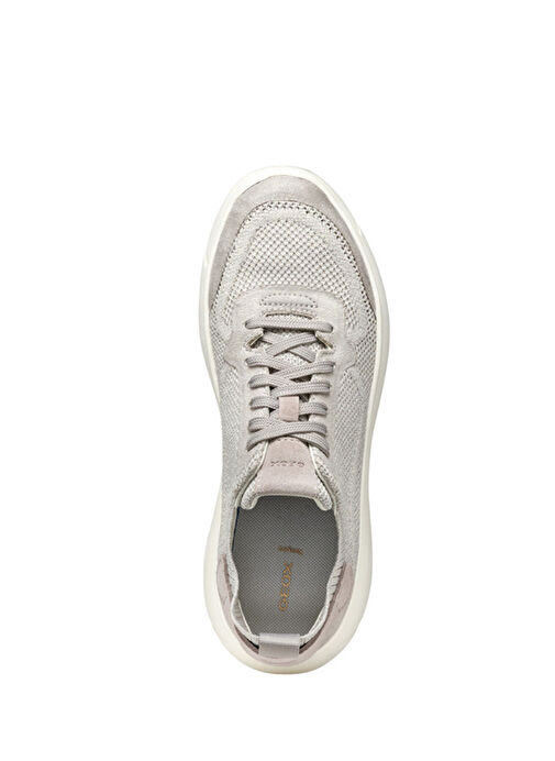 Geox Kadın Gri D Nebula 2.0 X A - Knit.Tex + Su Bağcıklı Kumaş Sneaker D55NHA09T22C5097 - Görsel 6