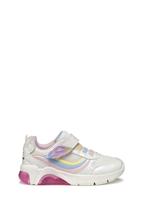 Geox Kız Çocuk Beyaz Fadinlight Sneaker J55M4A0KNGNC0653 - Görsel 2