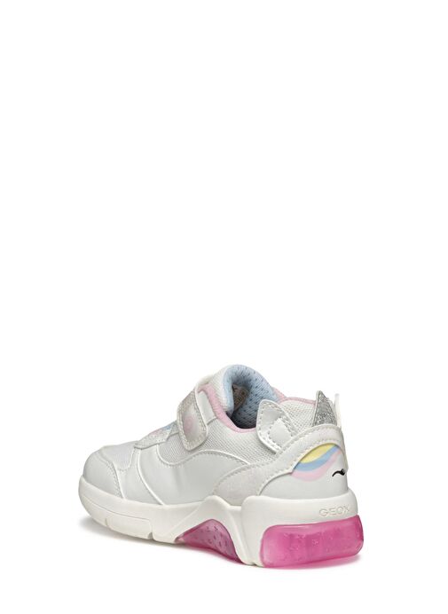 Geox Kız Çocuk Beyaz Fadinlight Sneaker J55M4A0KNGNC0653 - Görsel 4