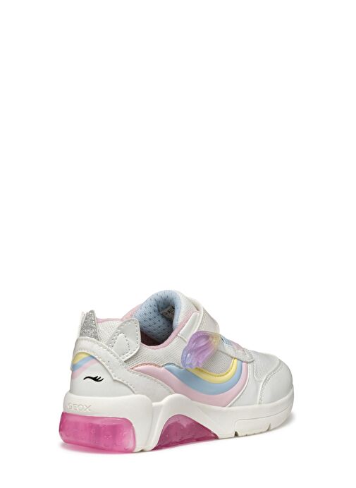 Geox Kız Çocuk Beyaz Fadinlight Sneaker J55M4A0KNGNC0653 - Görsel 5