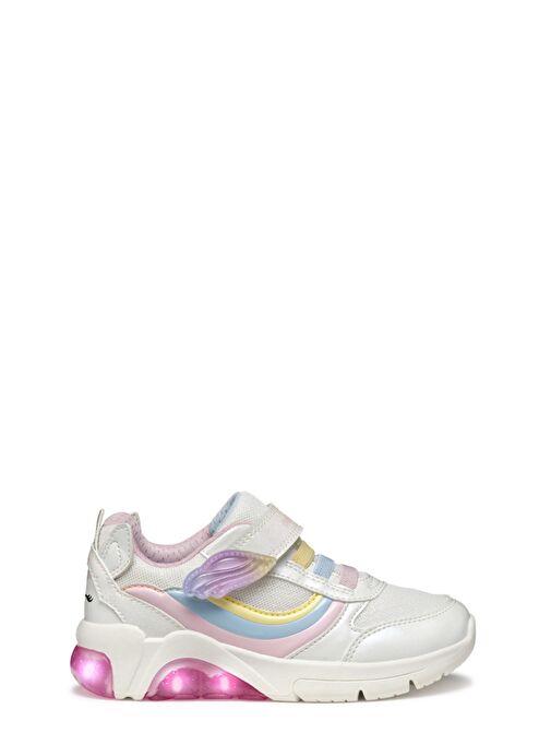 Geox Kız Çocuk Beyaz Fadinlight Sneaker J55M4A0KNGNC0653 - Görsel 8