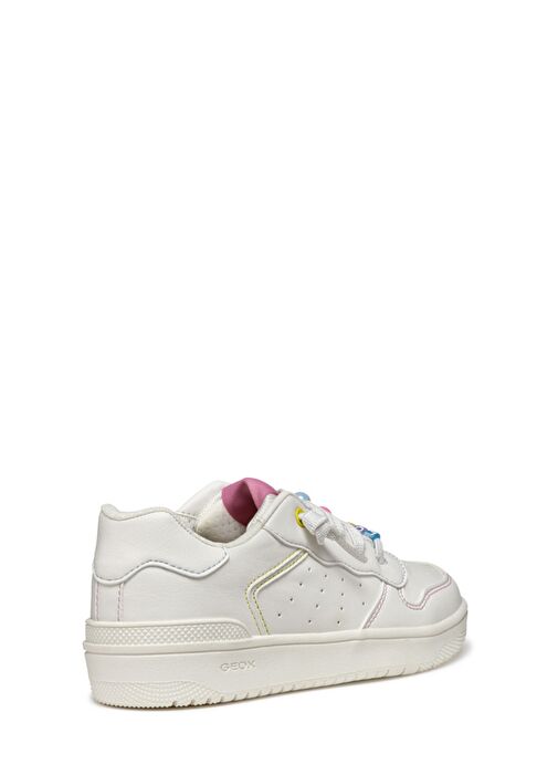 Geox Kız Çocuk Beyaz Washiba Girl Sneaker J45HXD00054C0406 - Görsel 5
