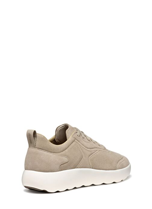 Geox Erkek Bej U Xtors A - Suede Bağcıklı Süet Deri Sneaker U46LFA00022C5004 - Görsel 5