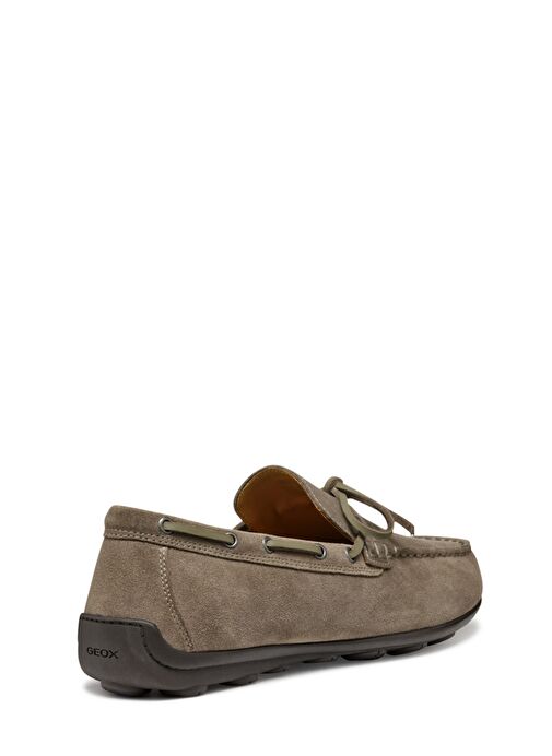 Geox Erkek Gri U Spherica Ec16 B - Suede Süet Deri Casual Loafer U55HYB00022C1018 - Görsel 5
