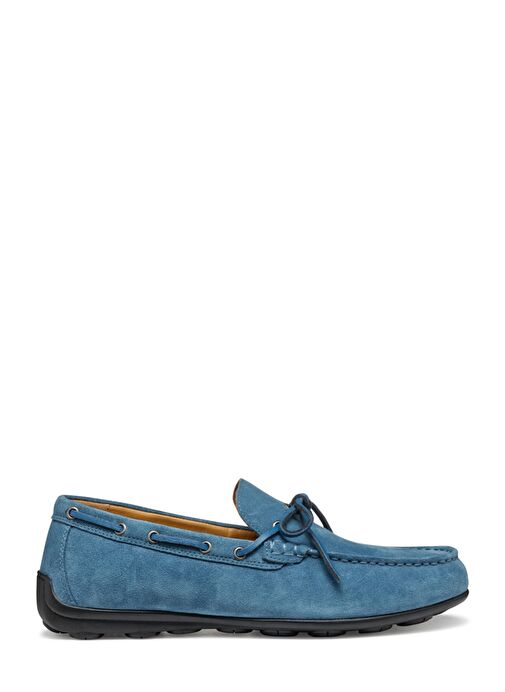 Geox Erkek Mavi U Spherica Ec16 B - Suede Süet Deri Casual Loafer U55HYB00022C4005 - Görsel 2