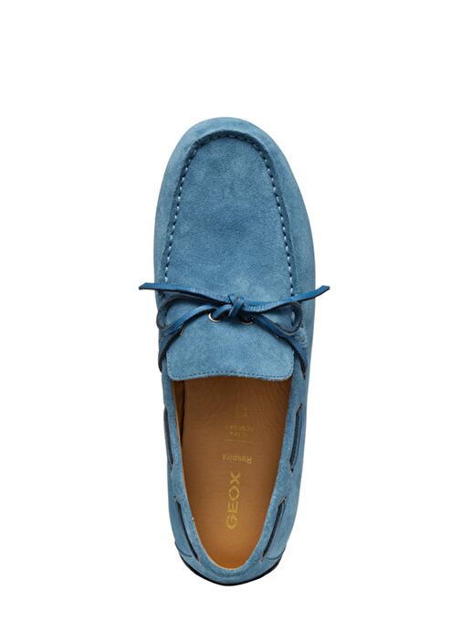 Geox Erkek Mavi U Spherica Ec16 B - Suede Süet Deri Casual Loafer U55HYB00022C4005 - Görsel 6