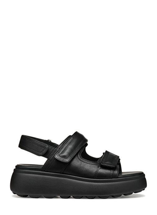 Geox Kadın Siyah D Spherica Ec4.1 S A - Nappa Bantlı Deri Sandalet D55D4B00085C9999 - Görsel 2