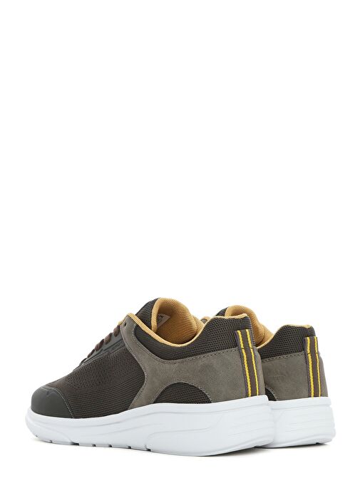 Geox Erkek Yeşil U Klaıver Bağcıklı Kumaş Sneaker U55LBB06K9JC3009 - Görsel 6