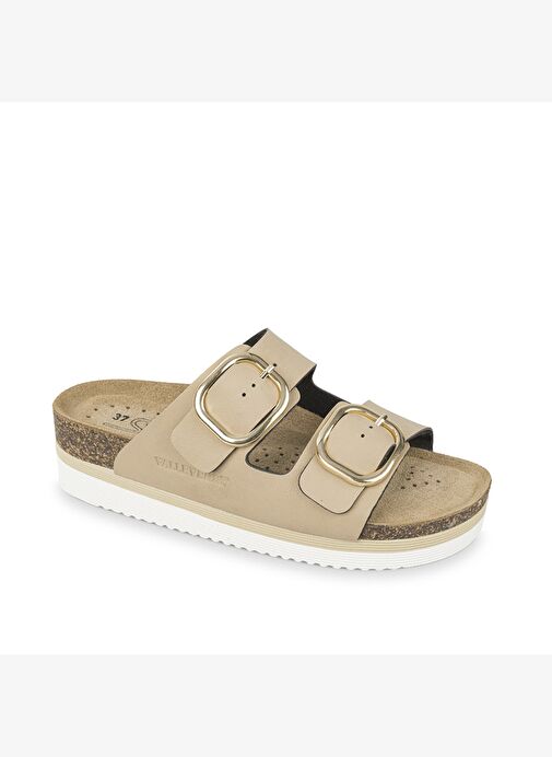 Kadın Terlik VG4801T Valleverde Nabuk Slipper Sabbia - Görsel 2