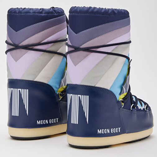 Kız Çocuk Bot (Kar) 80D3400280-FV21 Moon Boot Icon Dragon Blue/Multicolor (27-34) - Görsel 3