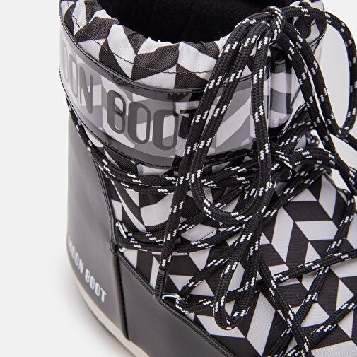 Kadın Bot (Kar) 80D1409550-NA02 Moon Boot Icon Low Optical Black/White - Görsel 5