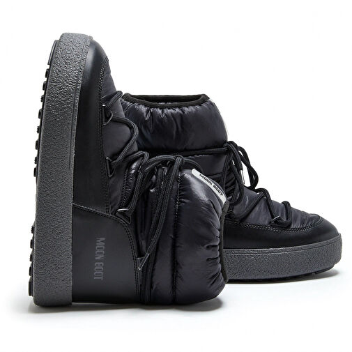 Kadın Bot (Kar) 80D2450080-N001 Moon Boot Ltrack Low Nylon WP Black - Görsel 4