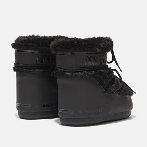 Kadın Bot 80D1409390-N001 Moon Boot Icon Low Faux Fur Black - Görsel 3