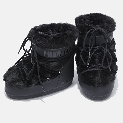 Kadın Bot 80D1409390-N001 Moon Boot Icon Low Faux Fur Black - Görsel 5