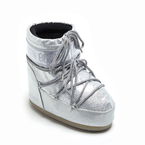 KADIN Bot (Kar) 80D1409440-H001 Moon Boot Icon Low Glitter Silver - Görsel 4