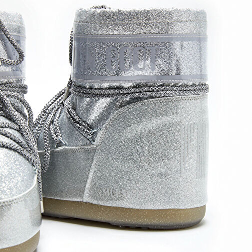 KADIN Bot (Kar) 80D1409440-H001 Moon Boot Icon Low Glitter Silver - Görsel 5