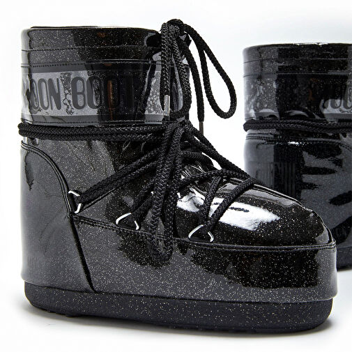 Kadın Bot (Kar) 80D1409440-N001 Moon Boot Icon Low Glitter Black - Görsel 5