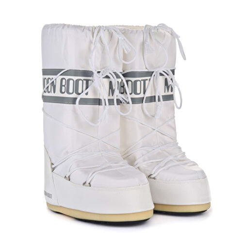 BEYAZ Kadın Bot (Kar) 80D1400440-A001 Moon Boot Nylon White - Görsel 3
