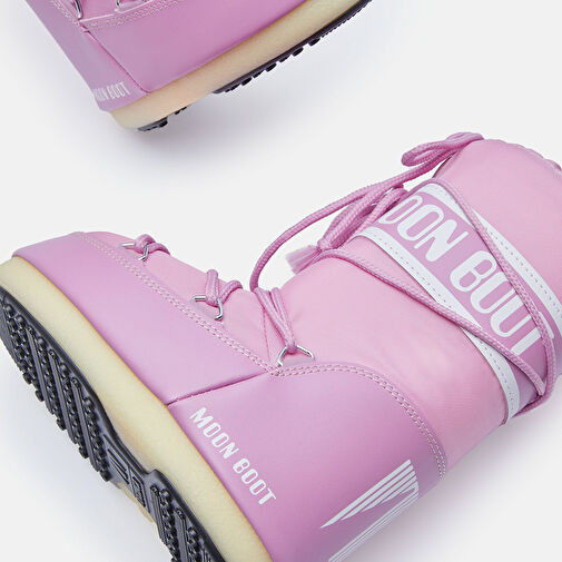 ICON NYLON K Kız Çocuk Bot (Kar) 80D1400440-J001 Moon Boot Nylon Pink (27-34) - Görsel 5