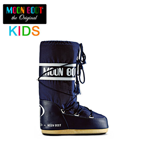 Erkek Çocuk Bot (Kar) 80D1400440-F003 Moon Boot Nylon Navy (23-26) - Görsel 2