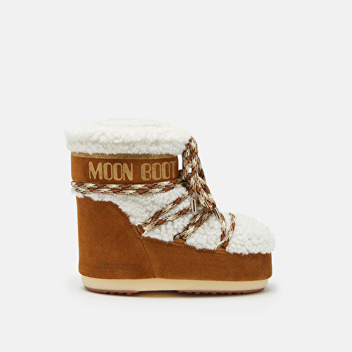 Kadın Bot (Kar) 80D1409580-MA03 Moon Boot Icon Low Shearling Whisky/Off White - Görsel 2