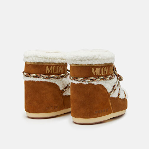 Kadın Bot (Kar) 80D1409580-MA03 Moon Boot Icon Low Shearling Whisky/Off White - Görsel 3