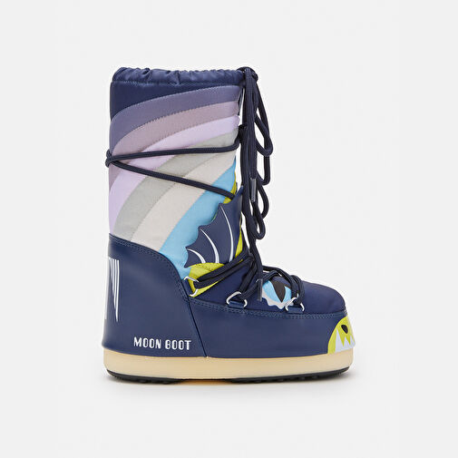 Kız Çocuk Bot (Kar) 80D3400280-FV21 Moon Boot Icon Dragon Blue/Multicolor (23-26) - Görsel 2