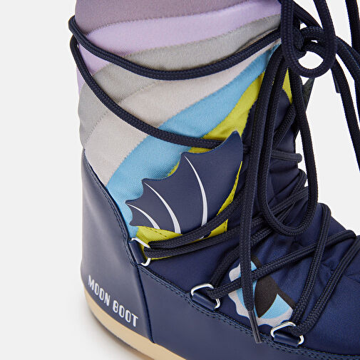 Kız Çocuk Bot (Kar) 80D3400280-FV21 Moon Boot Icon Dragon Blue/Multicolor (23-26) - Görsel 5