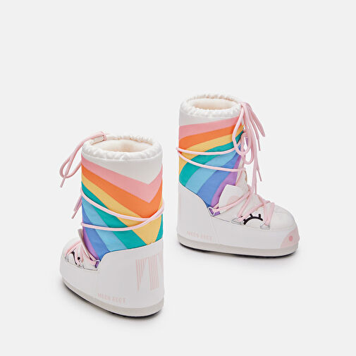 Kız Çocuk Bot (Kar) 80D3400270-AV20 Moon Boot Icon Unicorn White/Multicolor (23-26) - Görsel 4