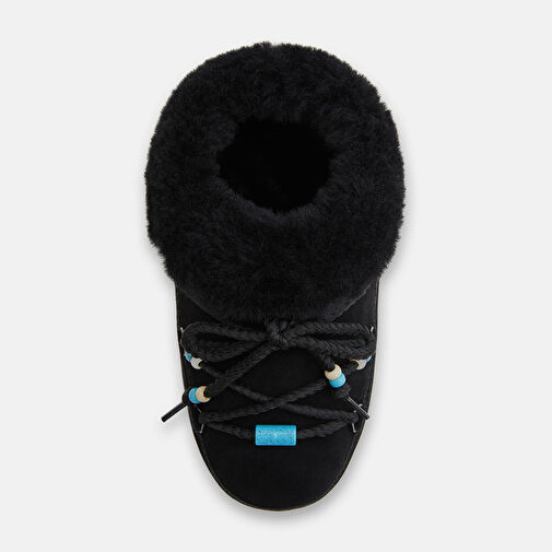 Kadın Bot (Kar) 80D1470040-NN13 Moon Boot Evx Mule Suede Beads Black/Black - Görsel 4