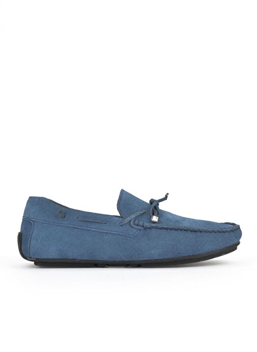 Ziya, Erkek Hakiki Deri Ayakkabı 1511007ZB012 Mavi - Görsel 7