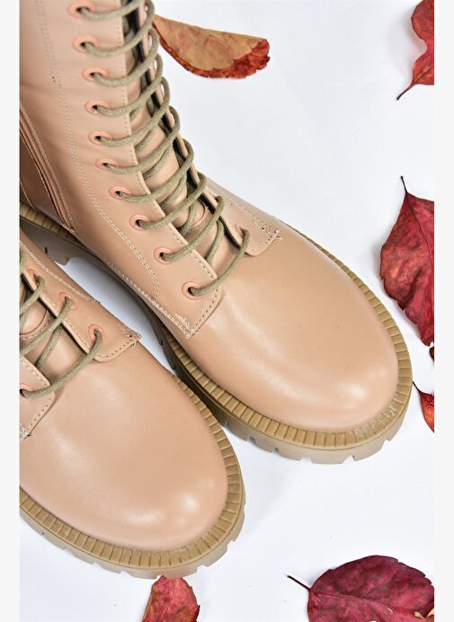 Ten Bağcıklı Günlük Kadın Çizme L430194009 - Görsel 7