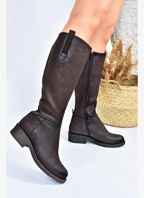 Kahverengi Kadın Çizme J674272109 - Görsel 3