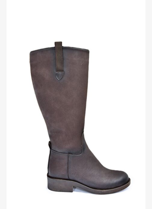 Kahverengi Kadın Çizme J674272109 - Görsel 5