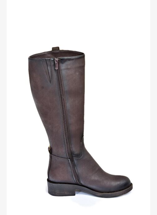 Kahverengi Kadın Çizme J674272109 - Görsel 6