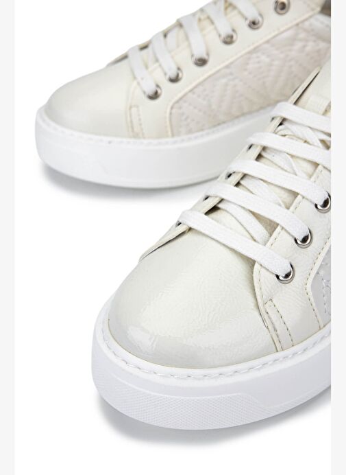 Tamer Tanca Kadın Suni Deri Beyaz Sneakers & Spor Ayakkabı - Görsel 5