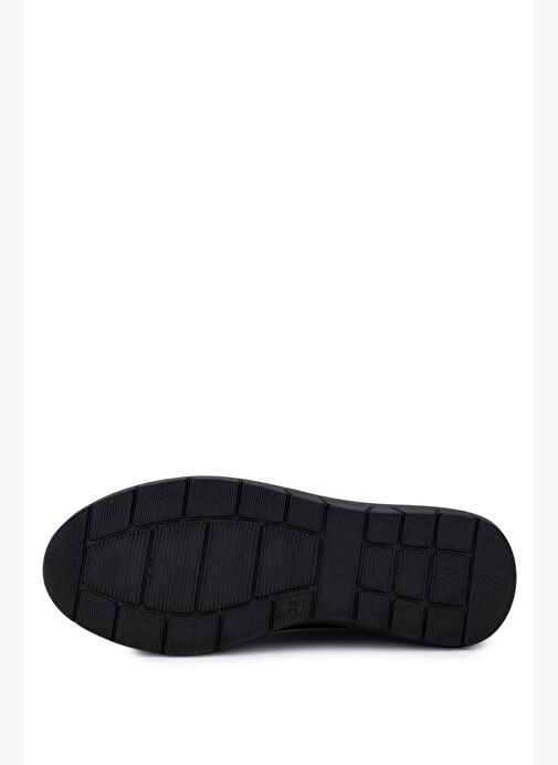 Tamer Tanca Kadın Hakiki Deri Siyah Comfort Ayakkabı - Görsel 5