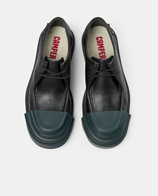 Camper Siyah-Yeşil Kadın Deri Günlük Ayakkabı K201469-017 - Görsel 5