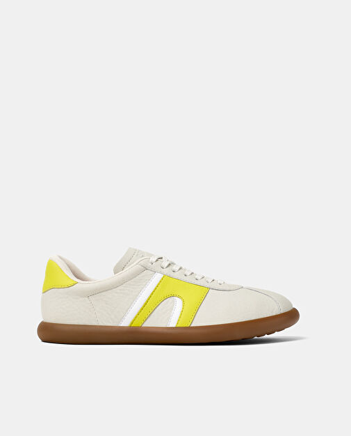 Camper Beyaz-Sarı Kadın Deri Günlük Ayakkabı K201608-006 - Görsel 2