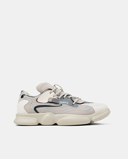 Camper Bej-Mavi Kadın Deri Günlük Ayakkabı K201694-002 - Görsel 2