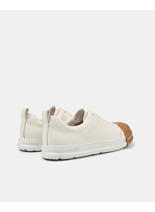 Camper Beyaz-Kahverengi Erkek Deri Günlük Ayakkabı K100978-006 - Görsel 4