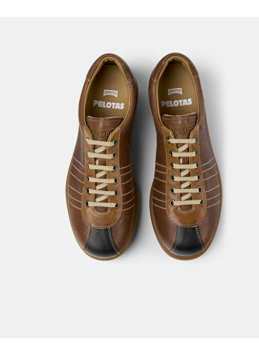 Camper Kahverengi-Siyah Erkek Deri Günlük Ayakkabı K101018-004 - Görsel 5