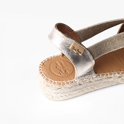 Toni Pons Gümüş Kadın Deri Sandalet 1TONW2022022 - Görsel 6