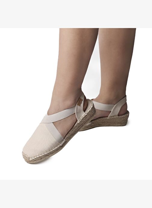 Kadın Sandalet Verona Toni Pons Ecru - Görsel 5