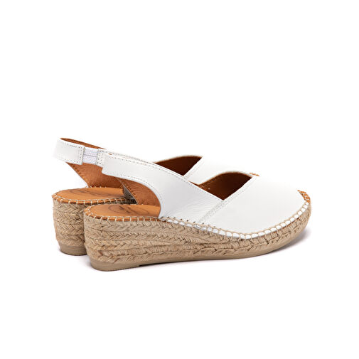 BERNIA-P Kadın Sandalet Bernia-P Toni Pons White (Blanc) - Görsel 4