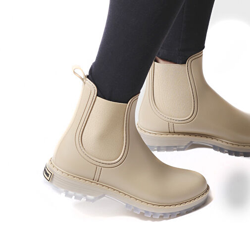 Toni Pons Coney Bej Kadın Yağmur Botu - Görsel 5