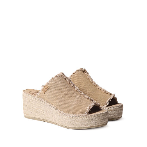 Toni Pons Bej Kadın Topuklu Terlik 1TONW2023082 - Görsel 3