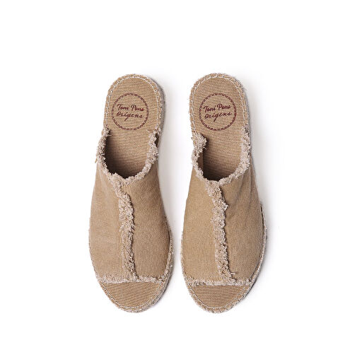 Toni Pons Bej Kadın Topuklu Terlik 1TONW2023082 - Görsel 4