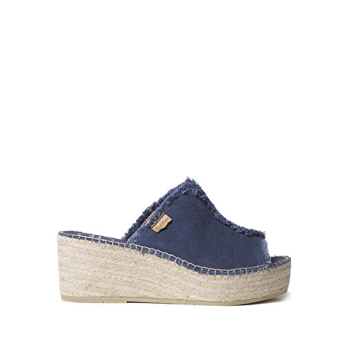 Toni Pons Lacivert Kadın Topuklu Terlik 1TONW2023197 - Görsel 2